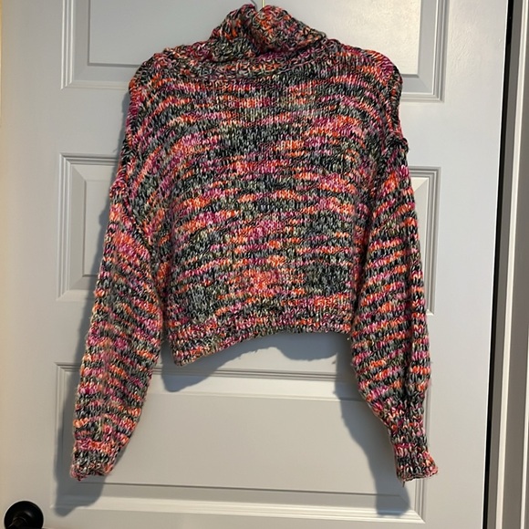 Multicolored turtleneck sweater S - Picture 6 of 6